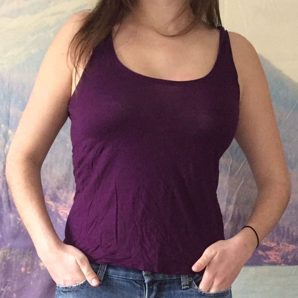 Soft purple tank