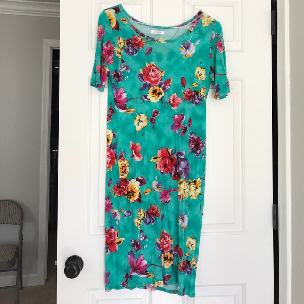 Floral LuLaRoe Julia Dress