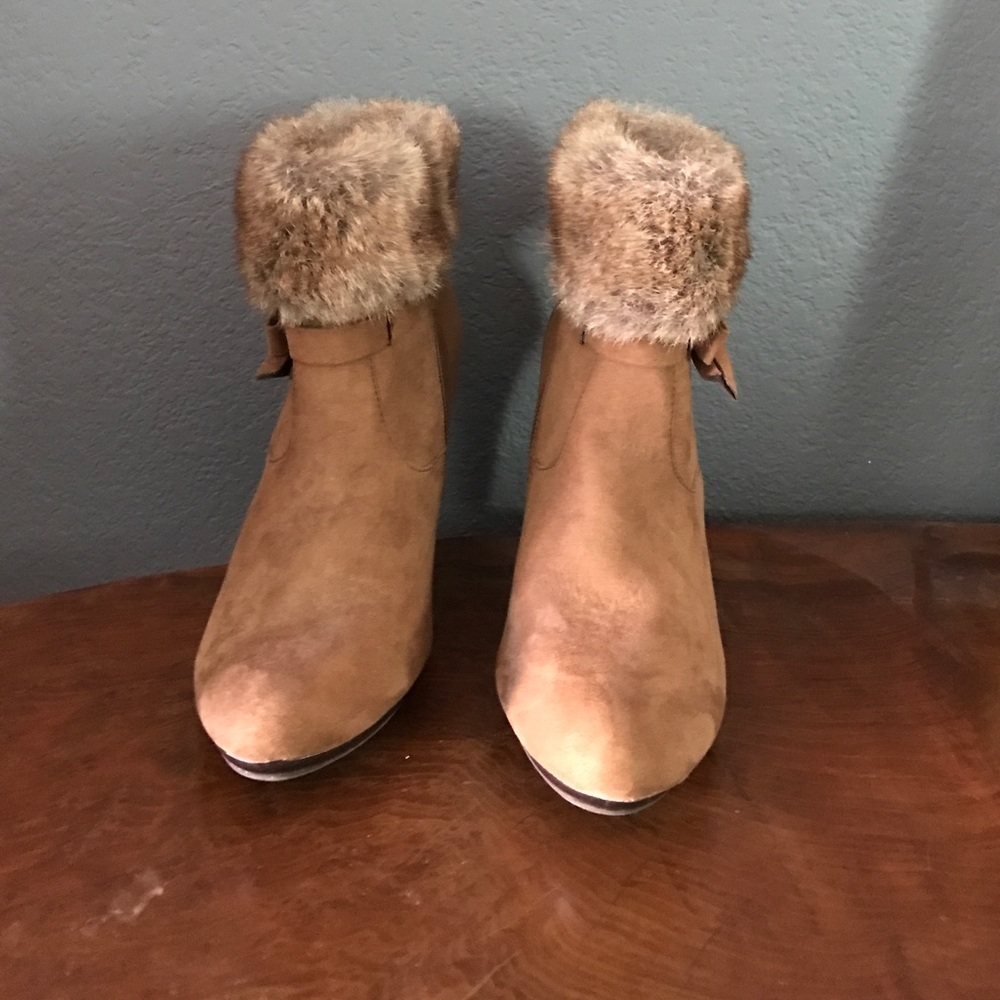 Suede ankle boots