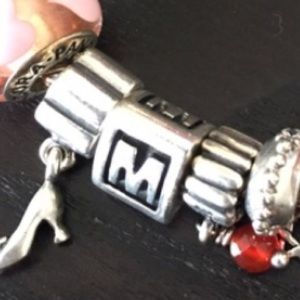 M pandora charm