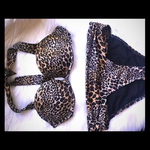 Victoria secret very sexy push up swim suit set