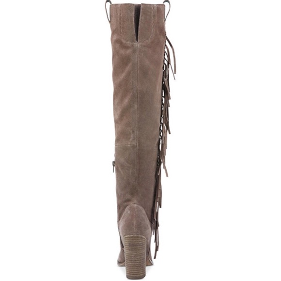Garrett Knee-high Fringe boots by Carlos Santana - Picture 3 of 3