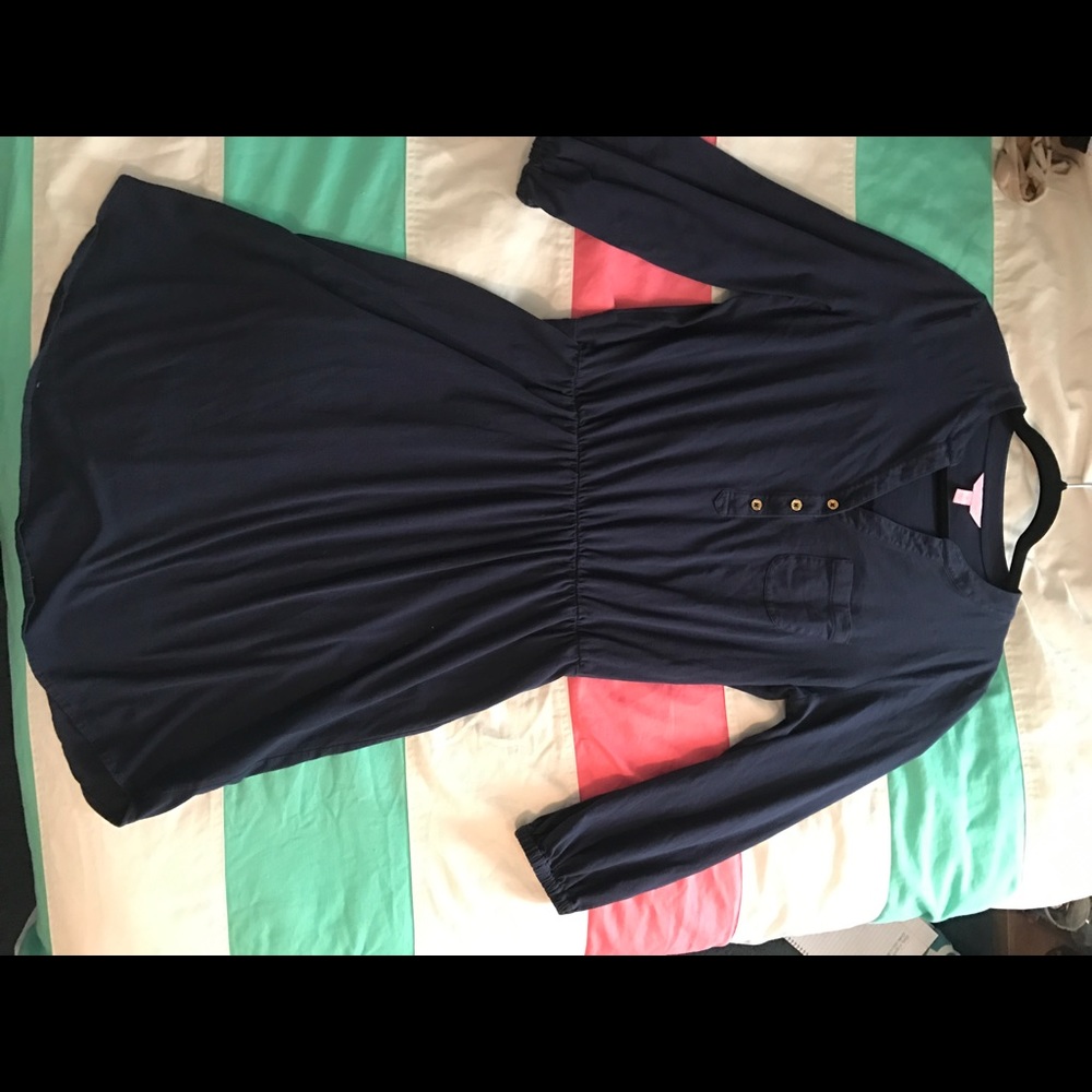 Lilly Pulitzer "Beckett" dress in True Navy