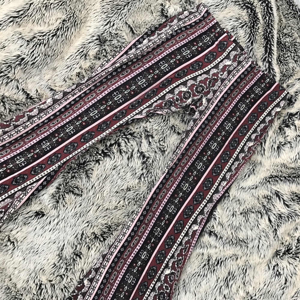 Super adorable stretchy bell bottom pants.