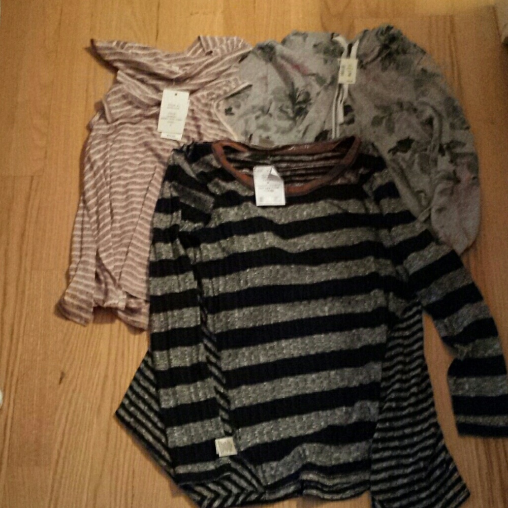 Lot of three tops