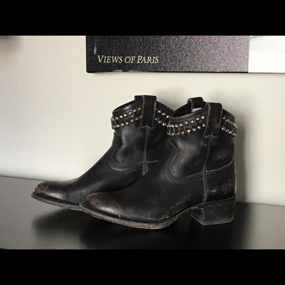 Frye Diana Stud Short Boots