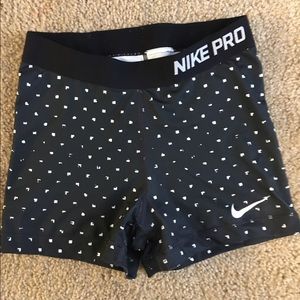 Nike pro compression shorts