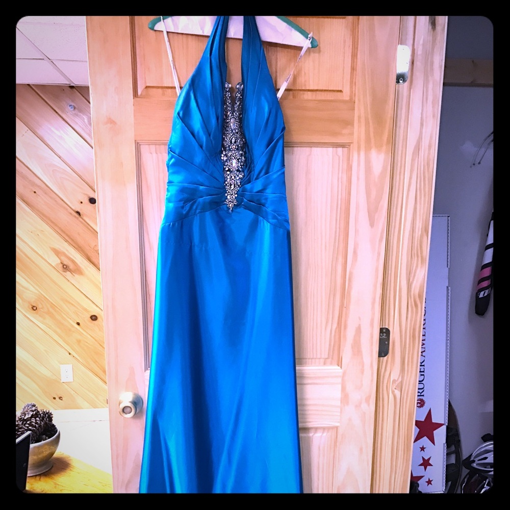 Teal Evening Gown