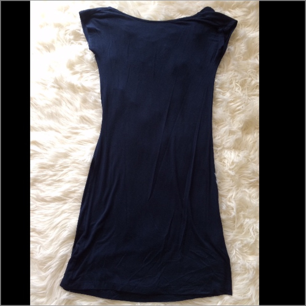 Simple Navy Blue Dress