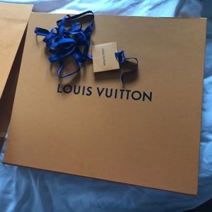 Louis Vuitton neverfull gm box and ribbon