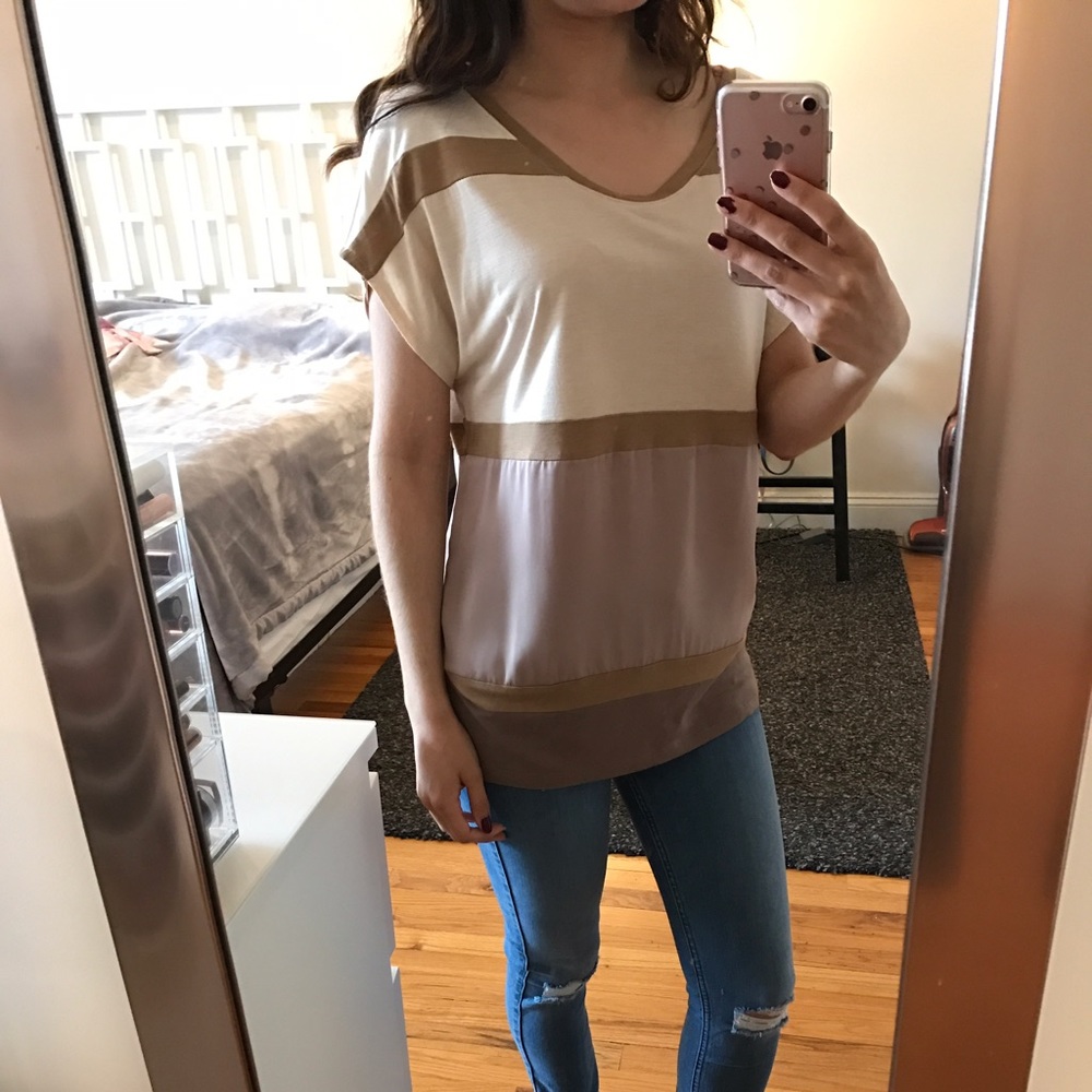 Express Color Block Tee