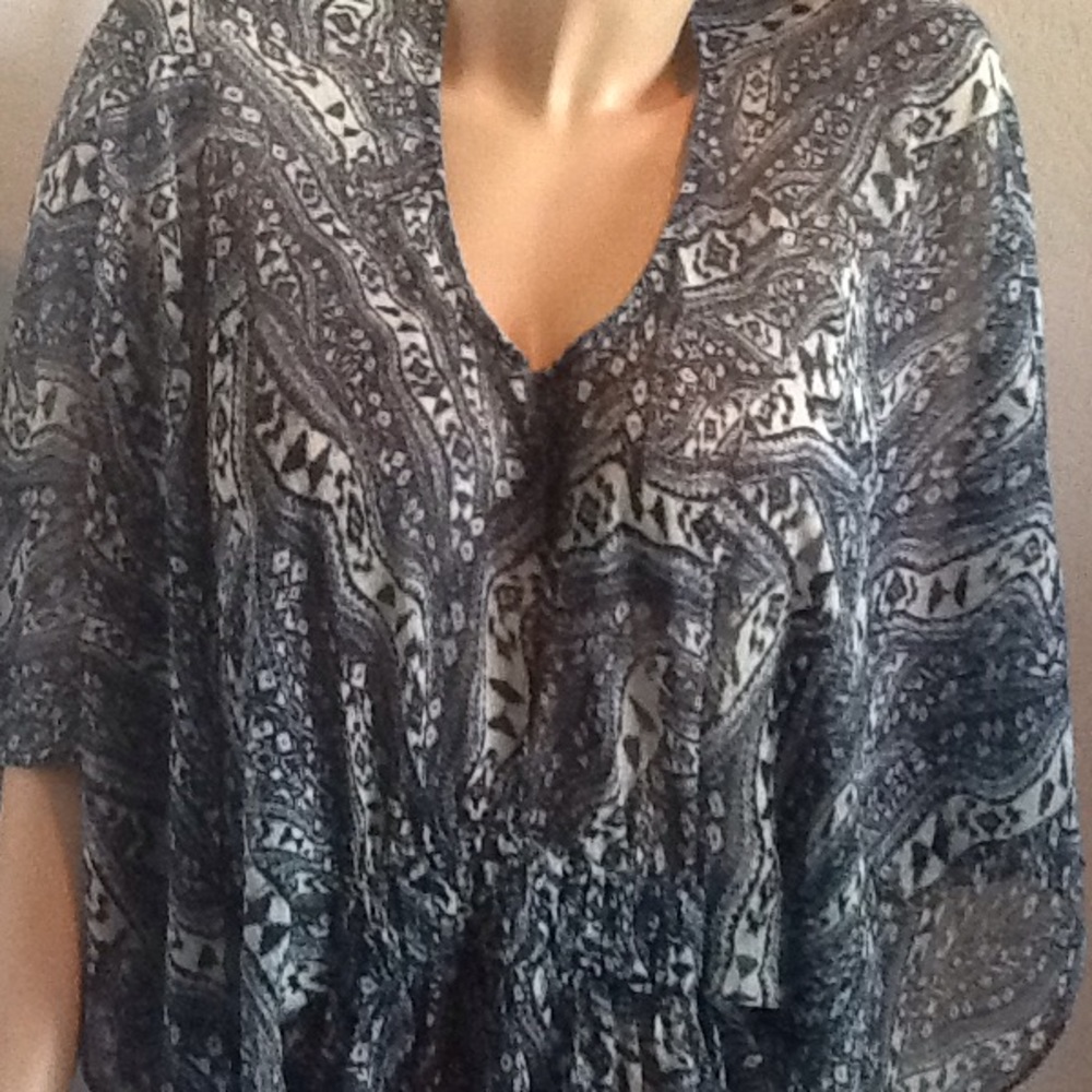 Gorgeous/Sheer "Miss Me Couture" Cover-Up Dress 👙