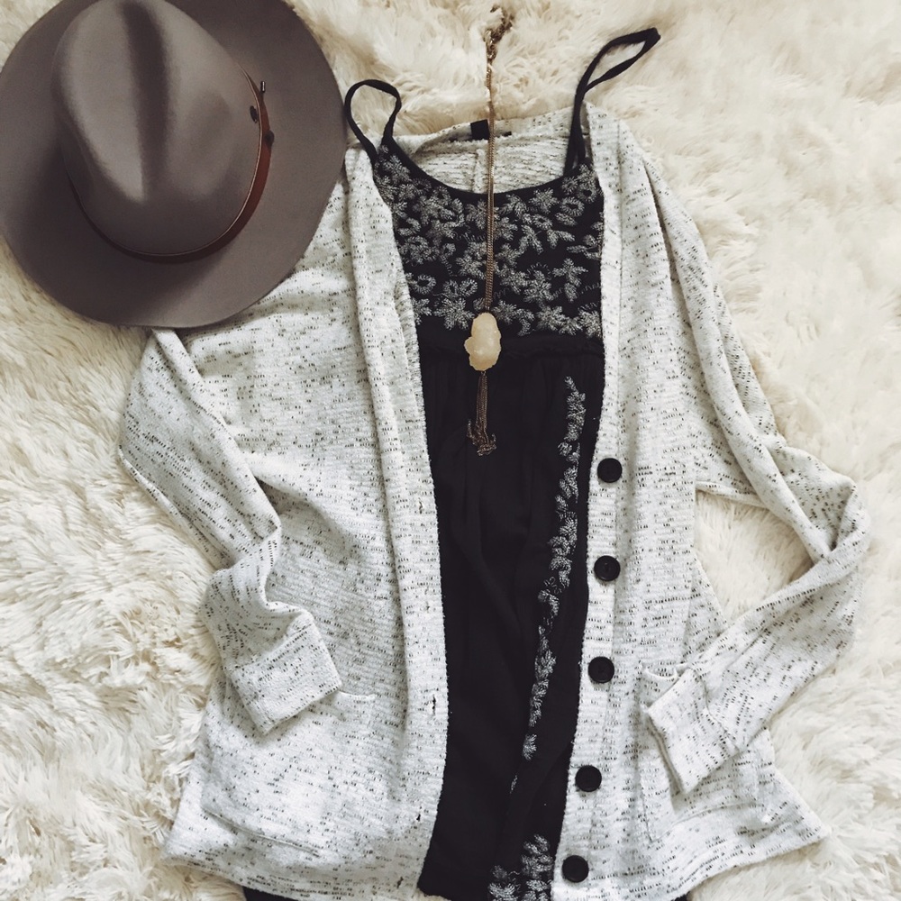 Dark Blue Embroidered Dress