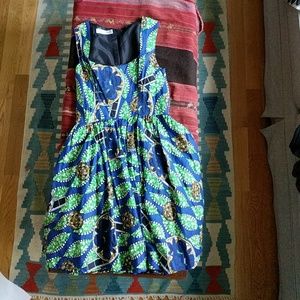 African block print dress
