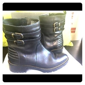 Fabianelli Black Moto boots.