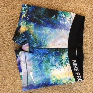 Nike pro compression shorts