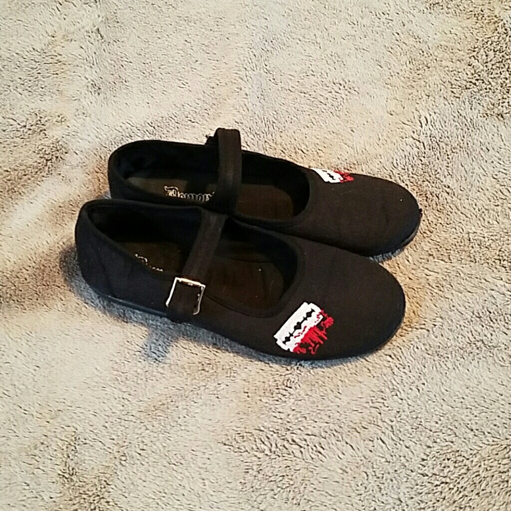 Demonia Razor Blade Mary Janes