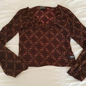 VINTAGE Versace Scoop neck