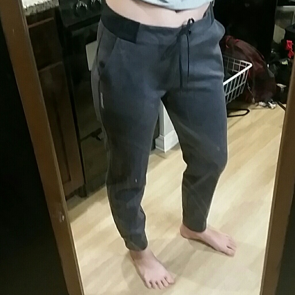 Reebok dark grey joggers