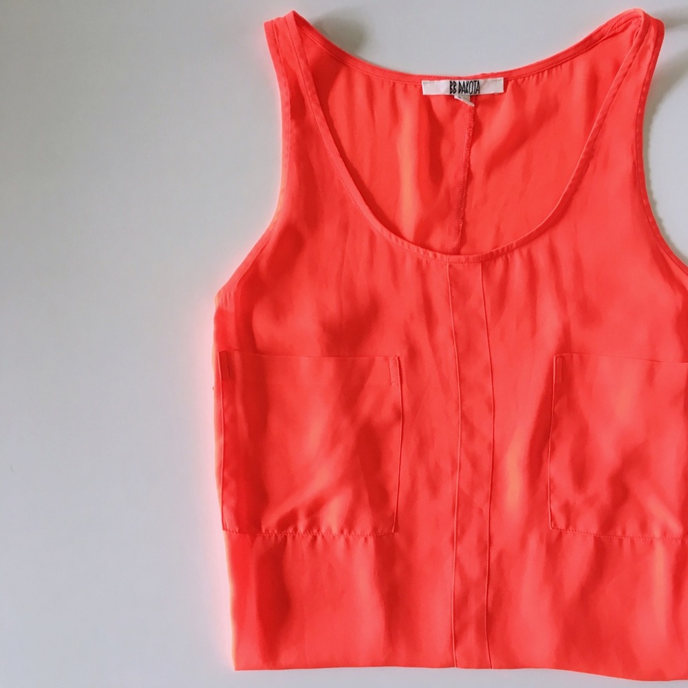neon sheer tank