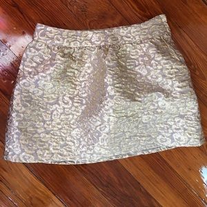 Girls size 8 gold skirt