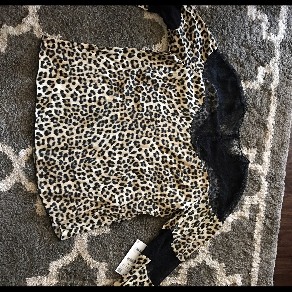 Zara Cheetah print shirt