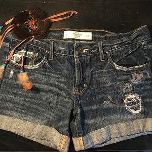 A&F Cuffed Shorts