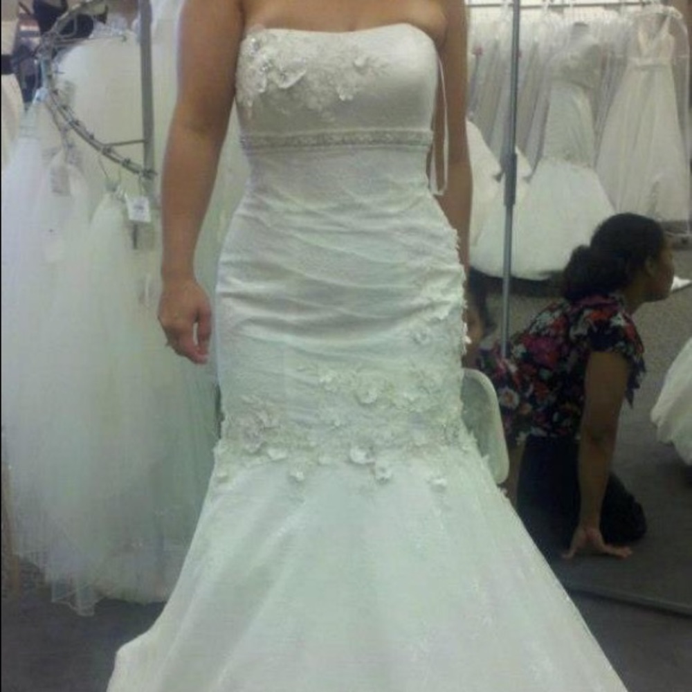 Vera wang mermaid wedding dress size 4