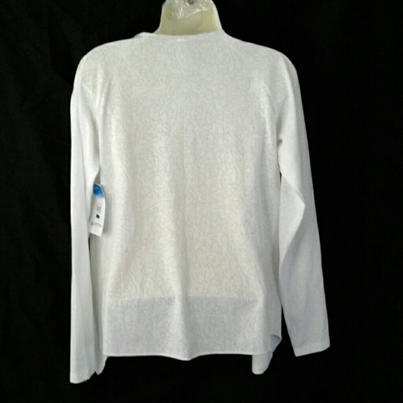 EASTERN MOUNTAIN SPORTS WHITE  BURNOUT WRAP - Picture 2 of 3