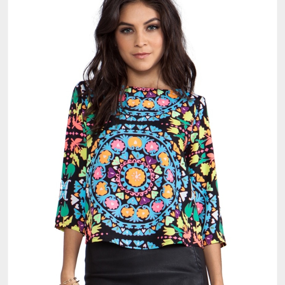 Mara Hoffman suzani blouse