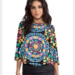 Mara Hoffman suzani blouse