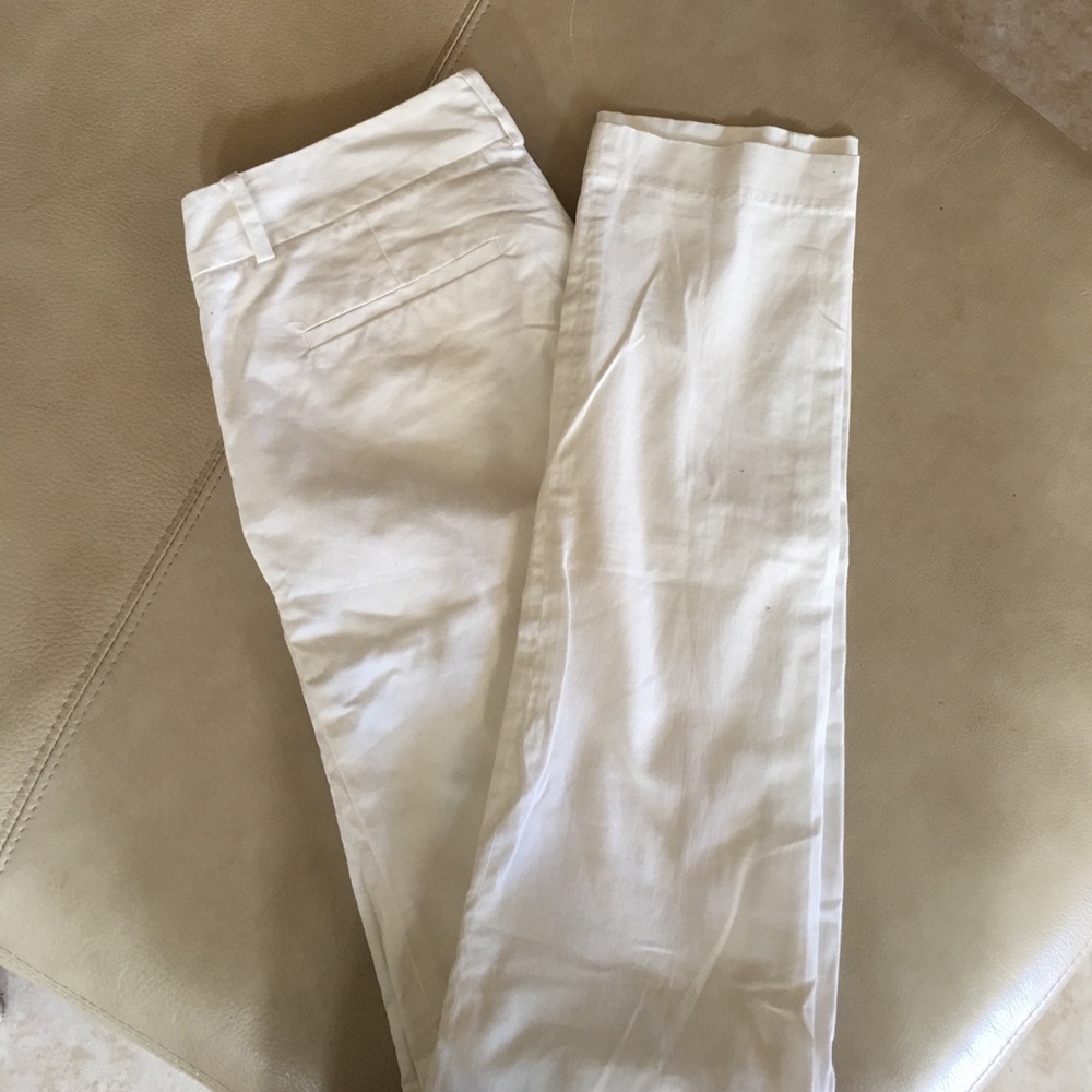 White Skinny Pants size 2