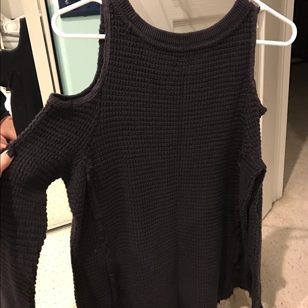 Free people sweater with cut out