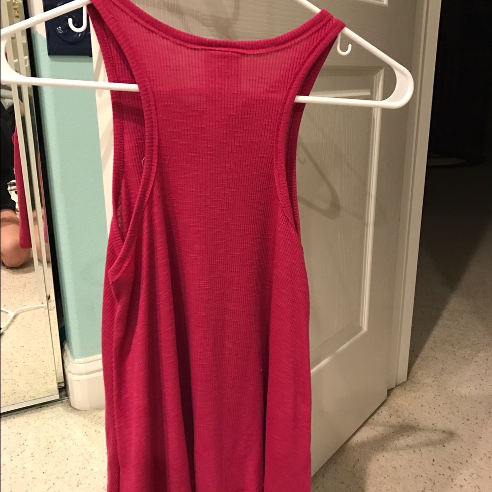 Free people pink tank top