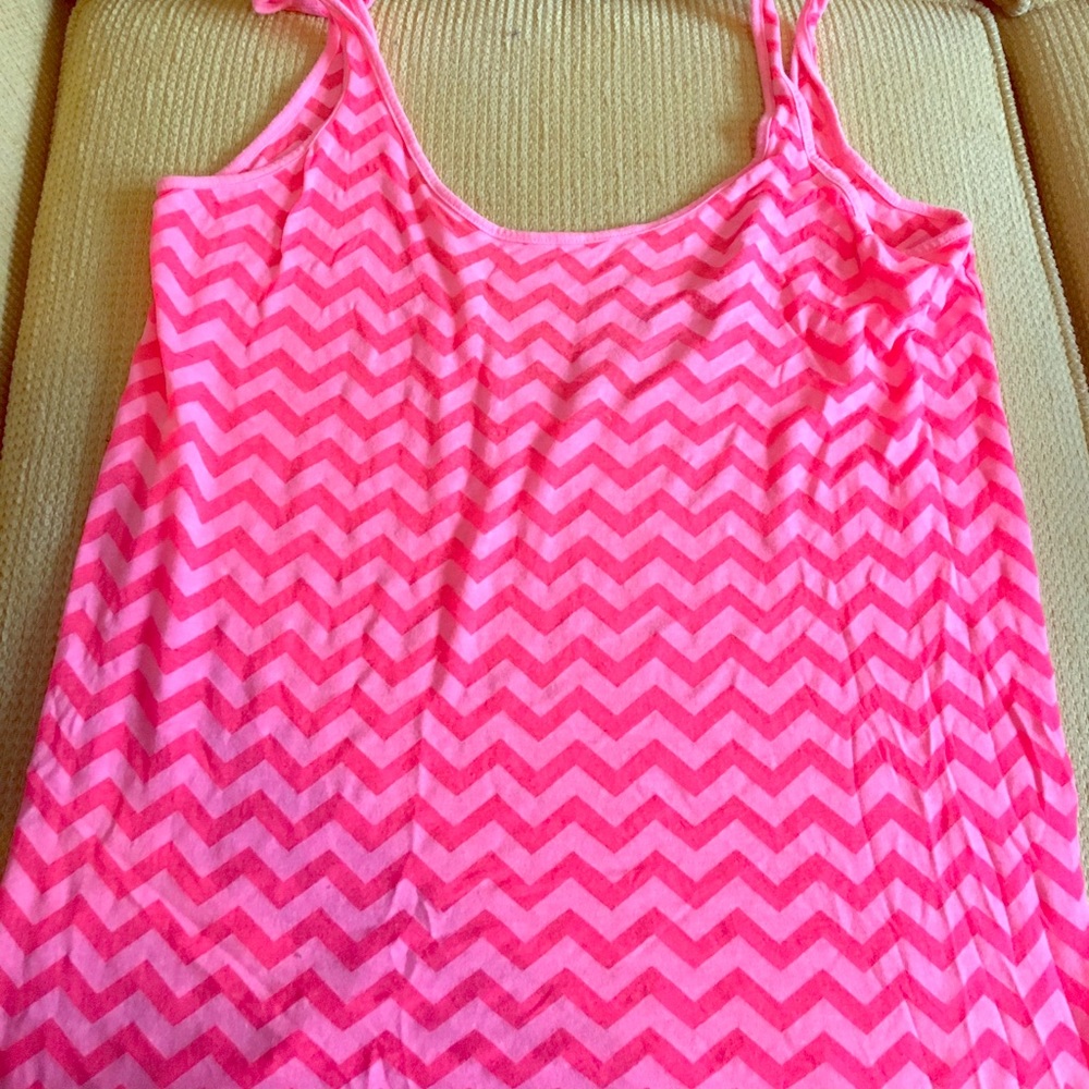 VS Pink Chevron Tank