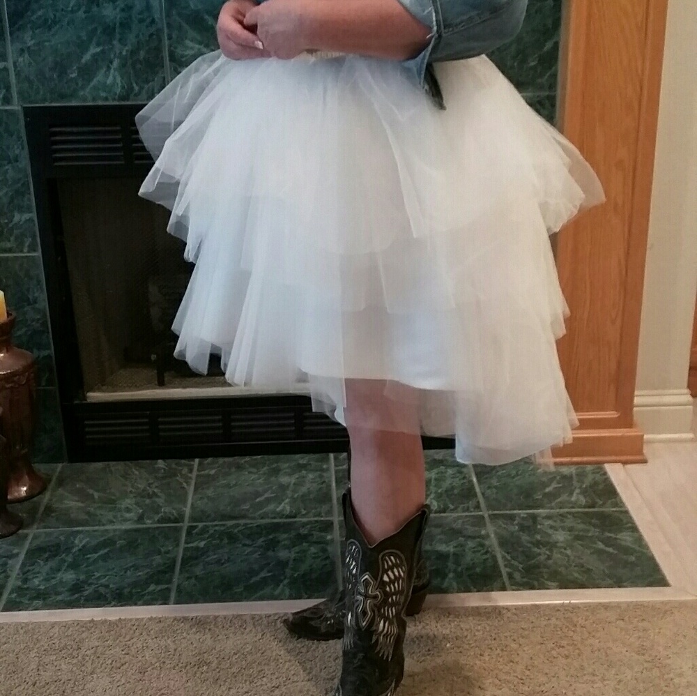 Ladies hi-lo tulle skirt/tutu