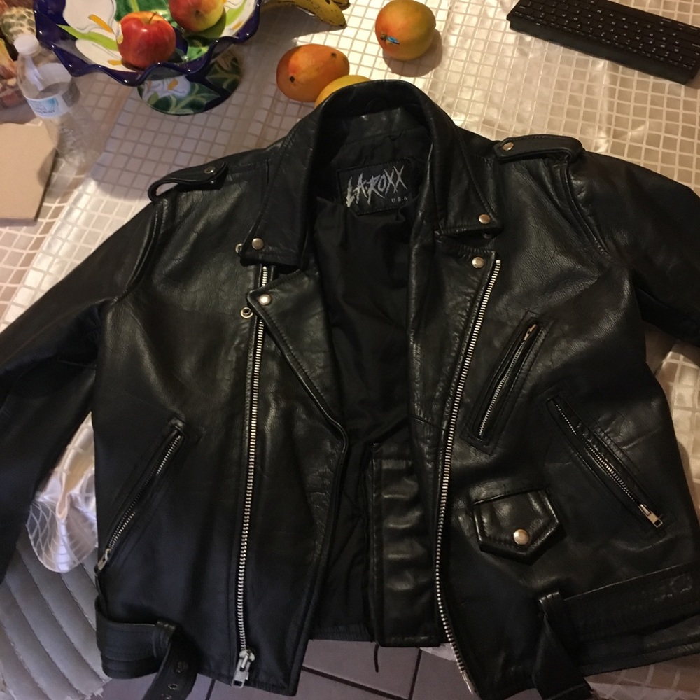 LA Roxx leather jacket