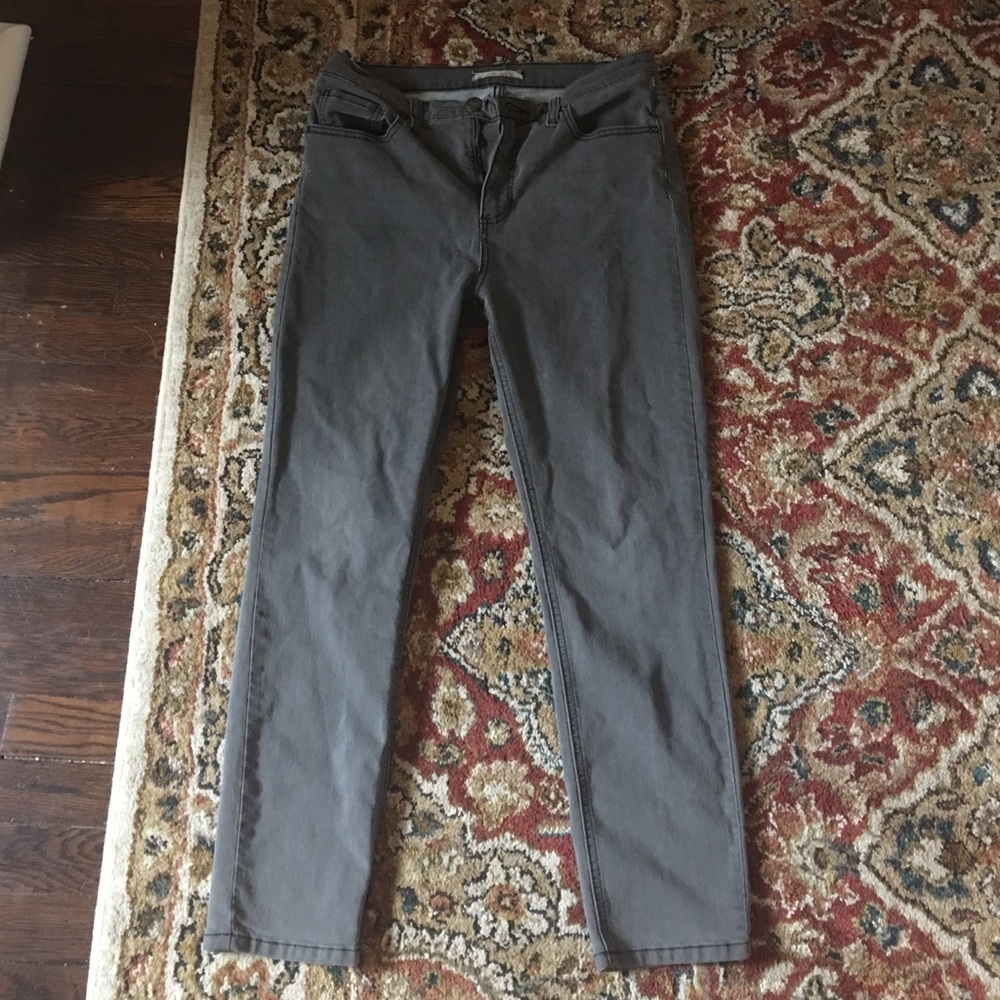 Grey denim jeans