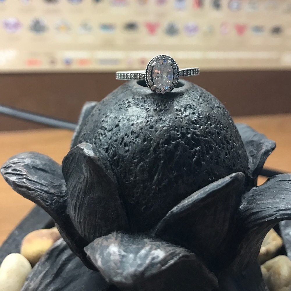 Pandora ring Vintage Elegance With Clear CZ