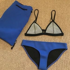 Triangl swimsuit. Top small bottoms medium.