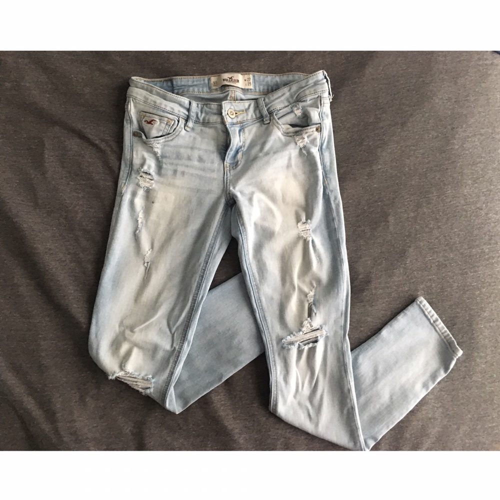 Hollister super skinny light wash