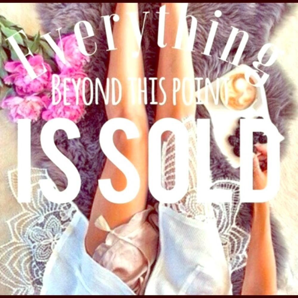 SOLD BEYOND THIS POINT 🌺