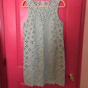 J.Crew scalloped shift dress