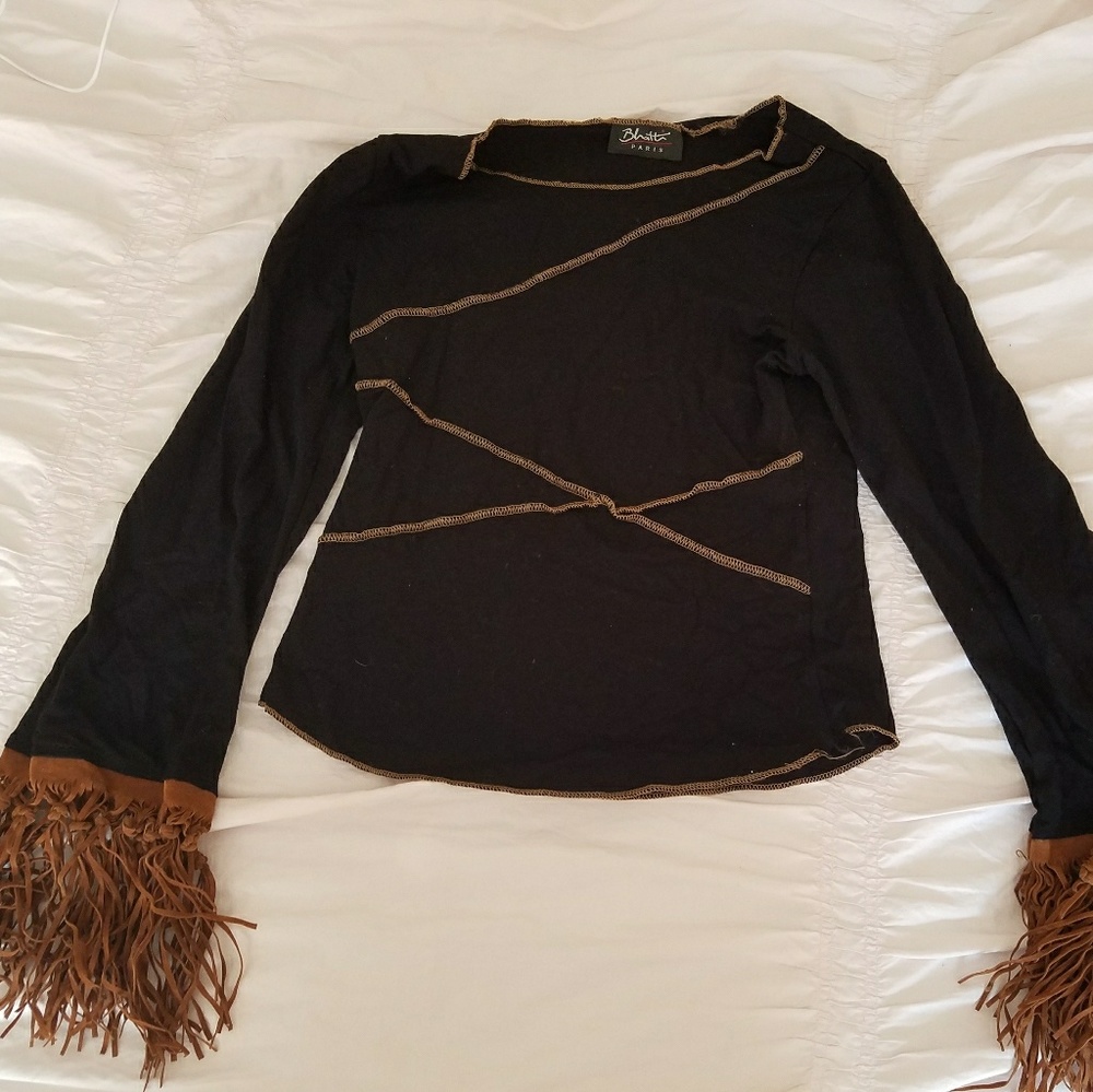 VINTAGE Fringe Top