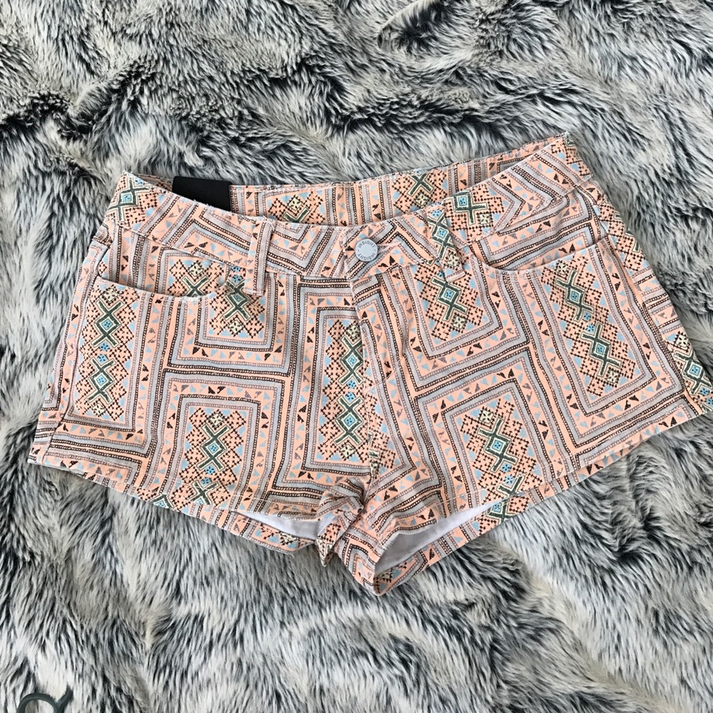 Printed Pacsun shorts.