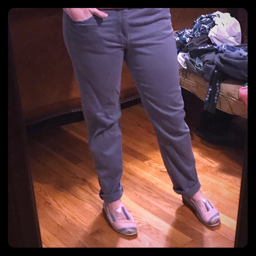 Twill X tomgirl pants 6 long