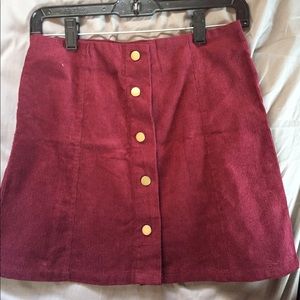 *Final Sale price* Button up skirt