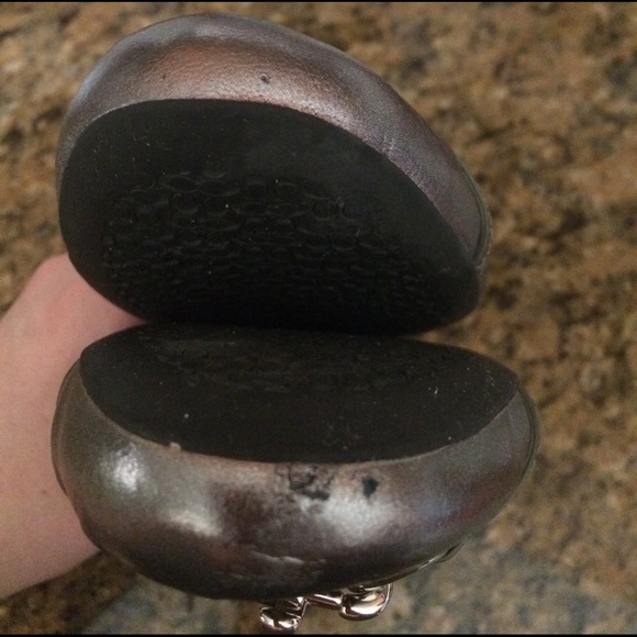 Gunmetal Gray Coach "Leona" Flats - Picture 6 of 6