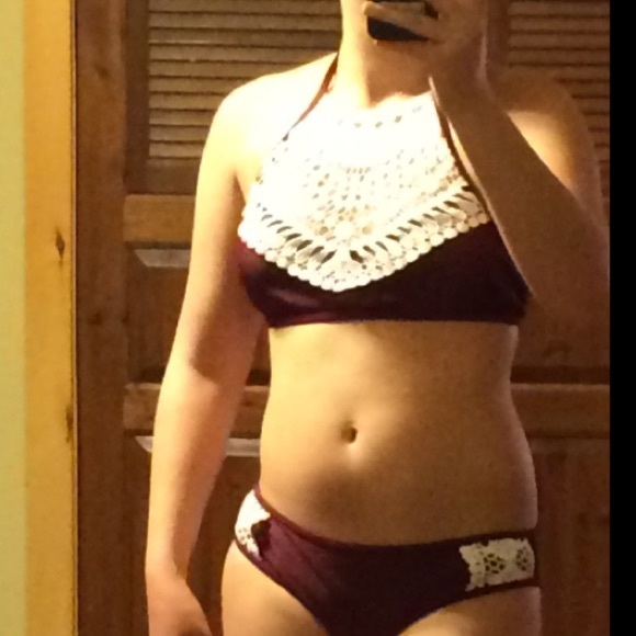 Lace Halter Bikini - Picture 5 of 8