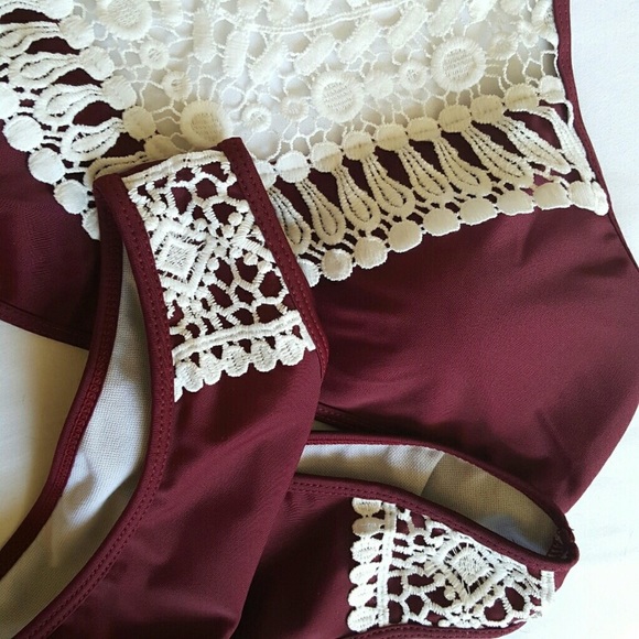 Lace Halter Bikini - Picture 7 of 8